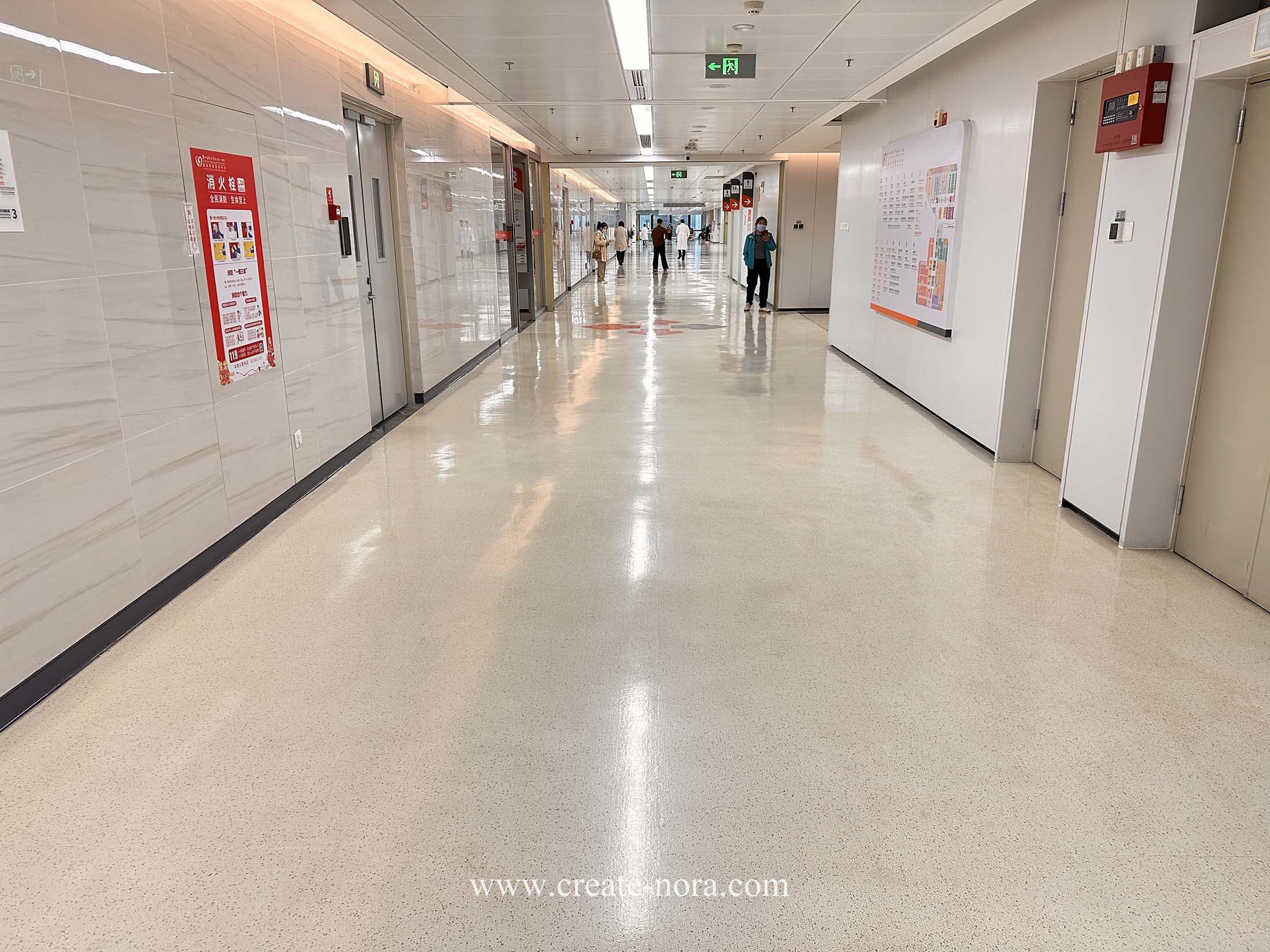 广州医科大学附属第一医院诺拉橡胶地板照片11